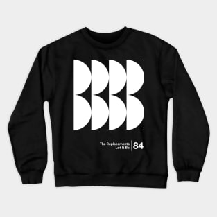 The Replacements / Minimal Style Graphic Artwork Crewneck Sweatshirt